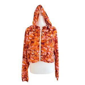 Lanton Women Small Sport Jacket Crop Oversized